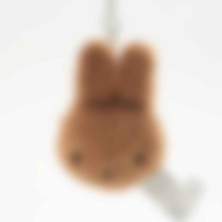 Miffy Miffy Face Keyring Cinnamon