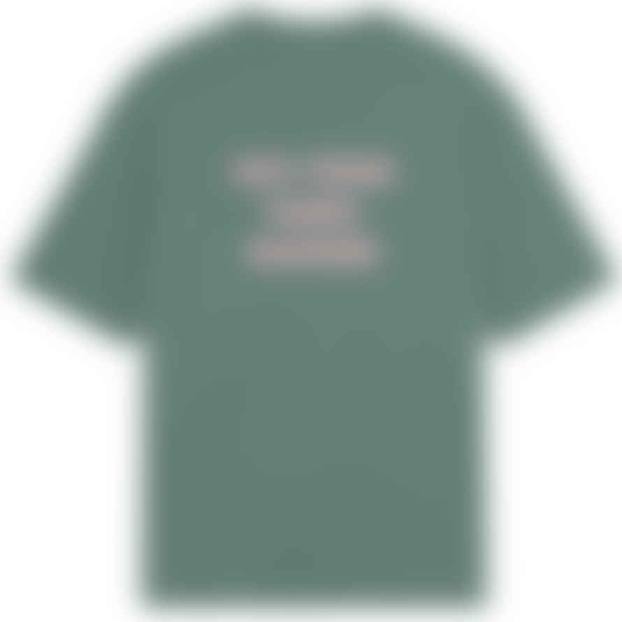 Drole De Monsieur Le T-Shirt Slogan Classique In Dark Green