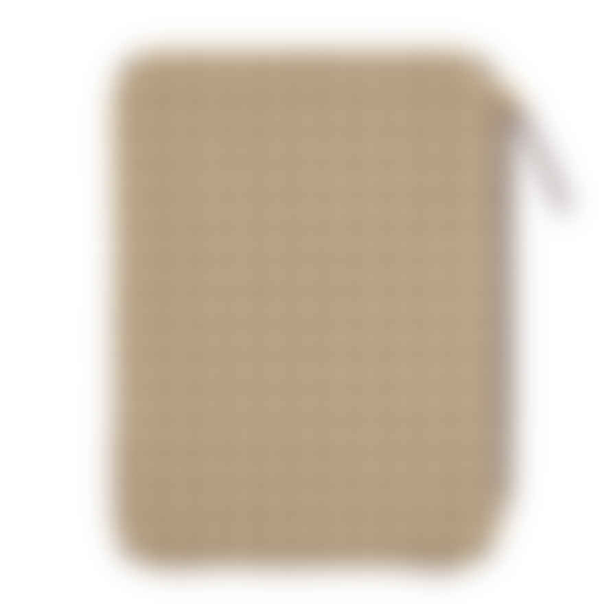 Hobonichi Techo A5 Cousin Cover - Taut Zipped (Café Au Lait Plaid)