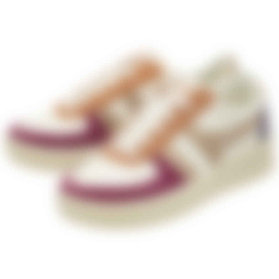 Gola Clb207xk Grandslam Quad Off White/Cerise/Rose Gold/Plum