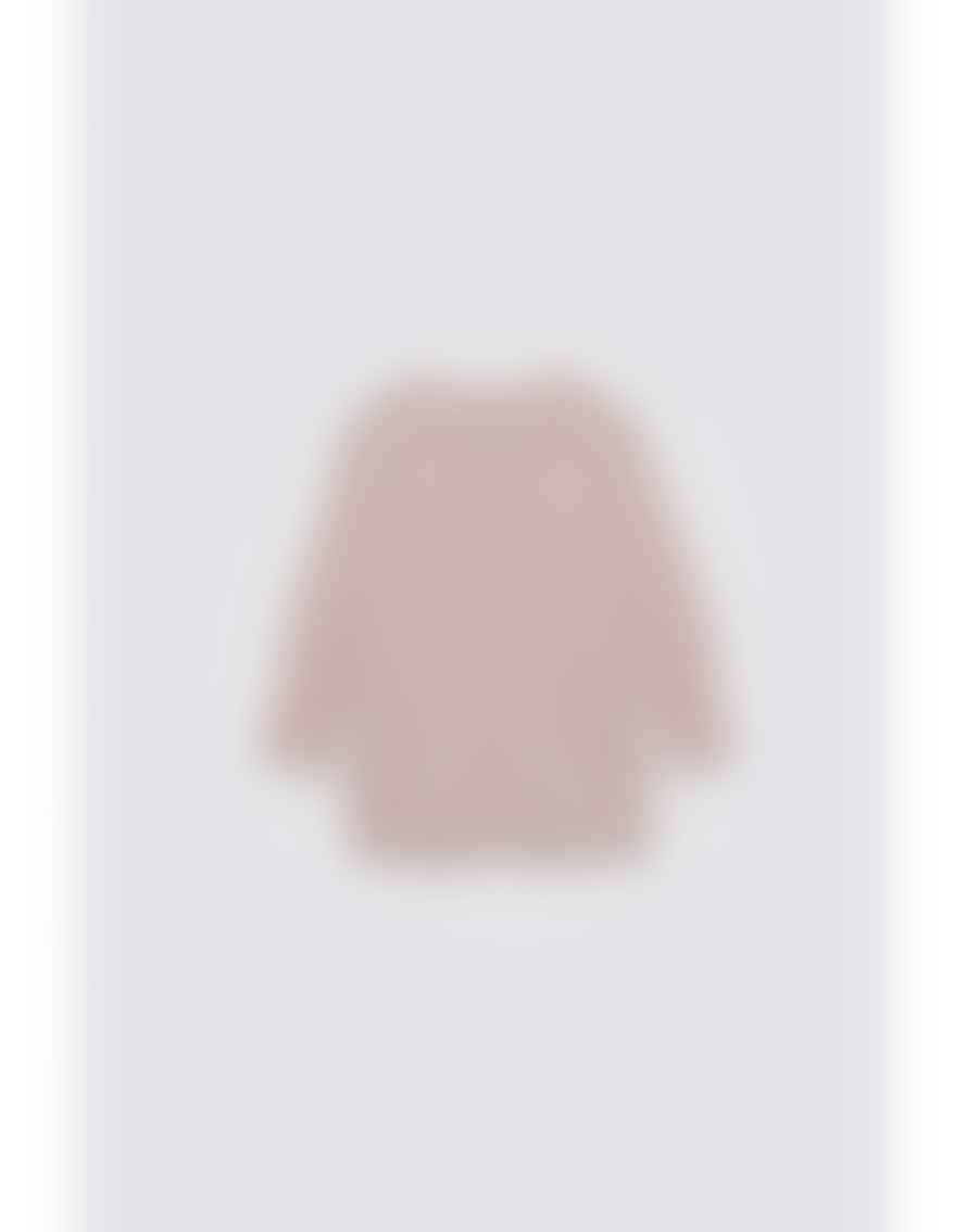 Max & Moi Piba Heart Detail Crew Neck Jumper Col: Marshmallow Pink