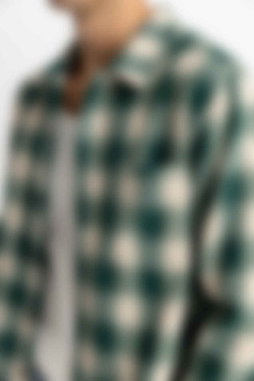 Rhythm. Green Plaid Flannel Shirt