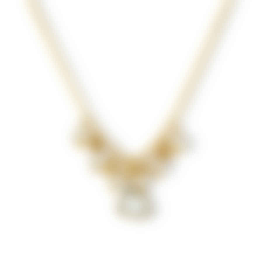 Ashiana Lacey Charm Necklace - White Freshwater Pearls