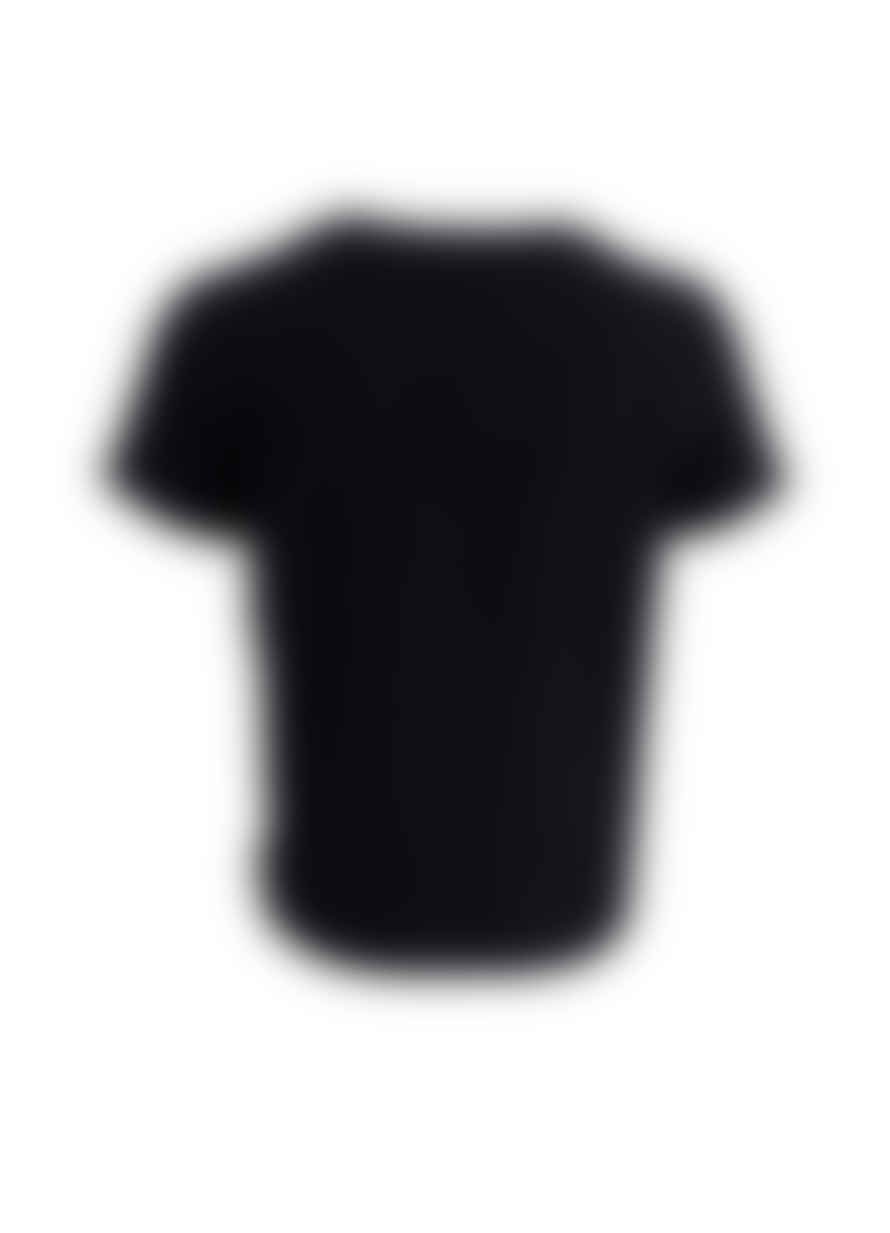 Black Colour Round Neck T-shirt - Black