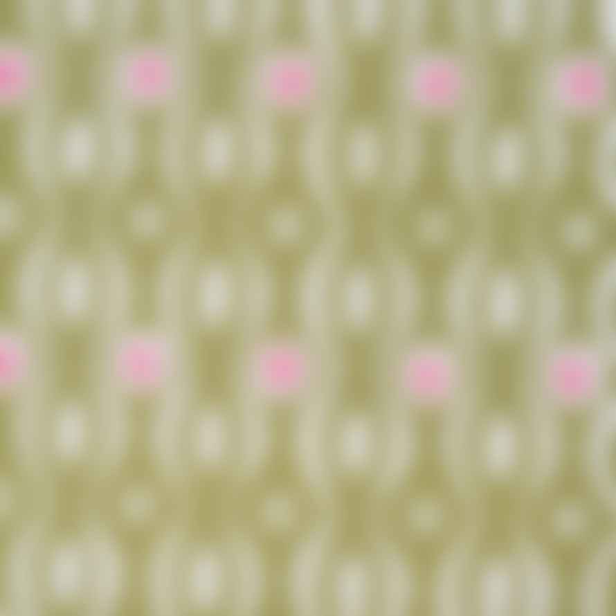 Cambridge Imprint Patterned Paper - Persephone Bright Olive and Cool Pink - 10 Sheets