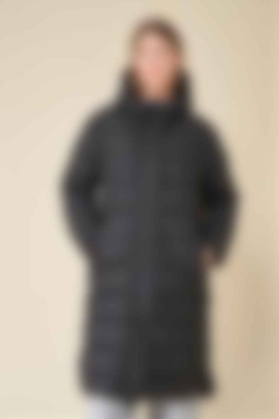 TANTA Rainwear Puddle Quilted Coat - Black