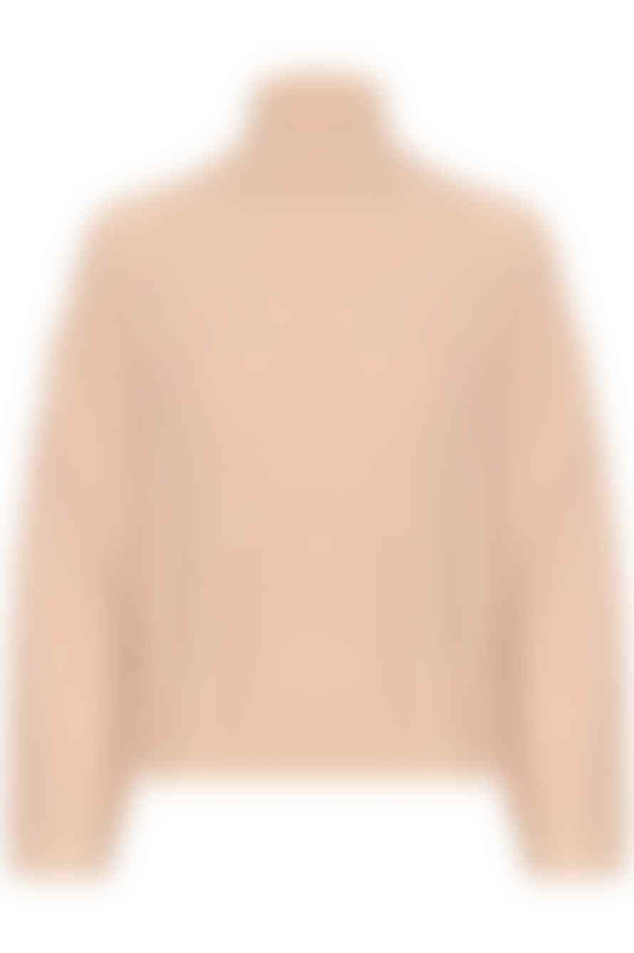 Soaked in Luxury  Sljessie Semolina Melange Knit Jumper