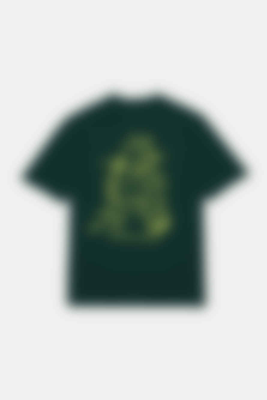 Edmmond Studio Dark Green Going Long T-Shirt