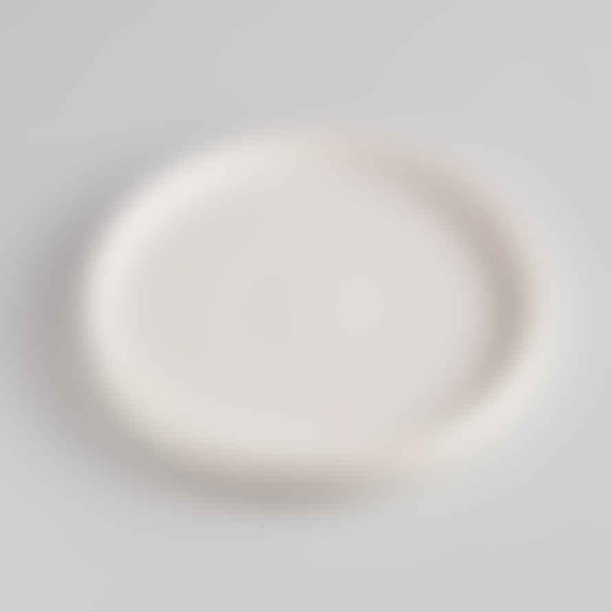 St Eval Candle Company White Candle Plate - Large