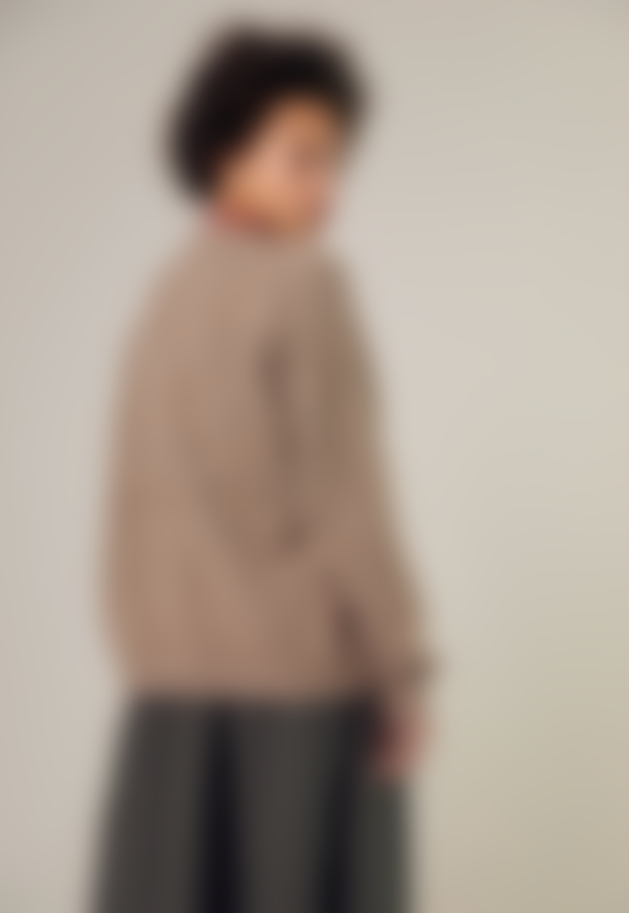 Sideline Nico Cardigan | Brown Marl