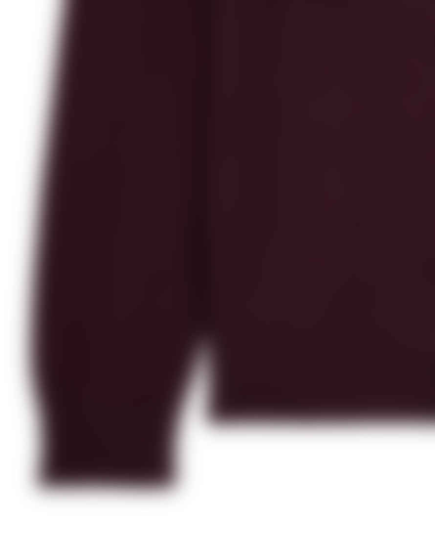 Weekend Offender Solace Crew Neck Sweater In Acai Berry