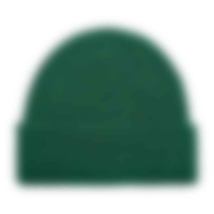 Burrows & Hare  Pure New Wool Beanie Hat - Courgette