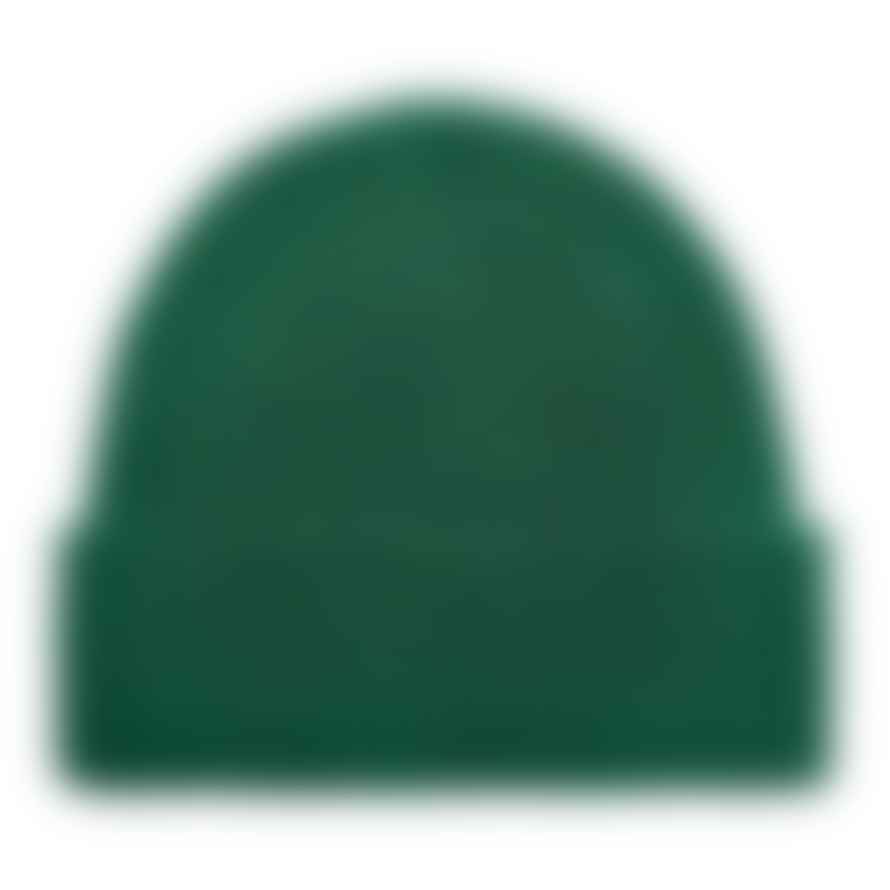 Burrows & Hare  Pure New Wool Beanie Hat - Courgette