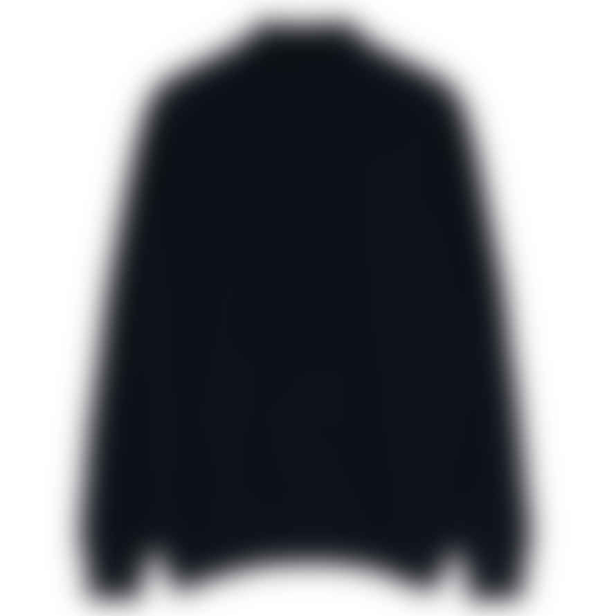 La Paz Fino Mock Neck Wool Sweater Dark Navy