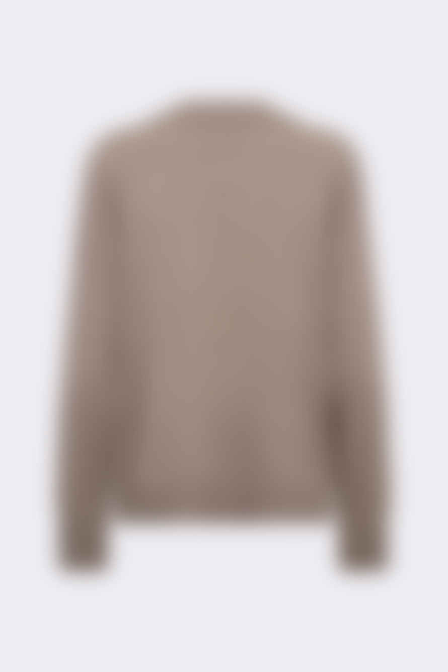 Levete Room Dark Sand Eloise 5 V Collar Cashmere Knit