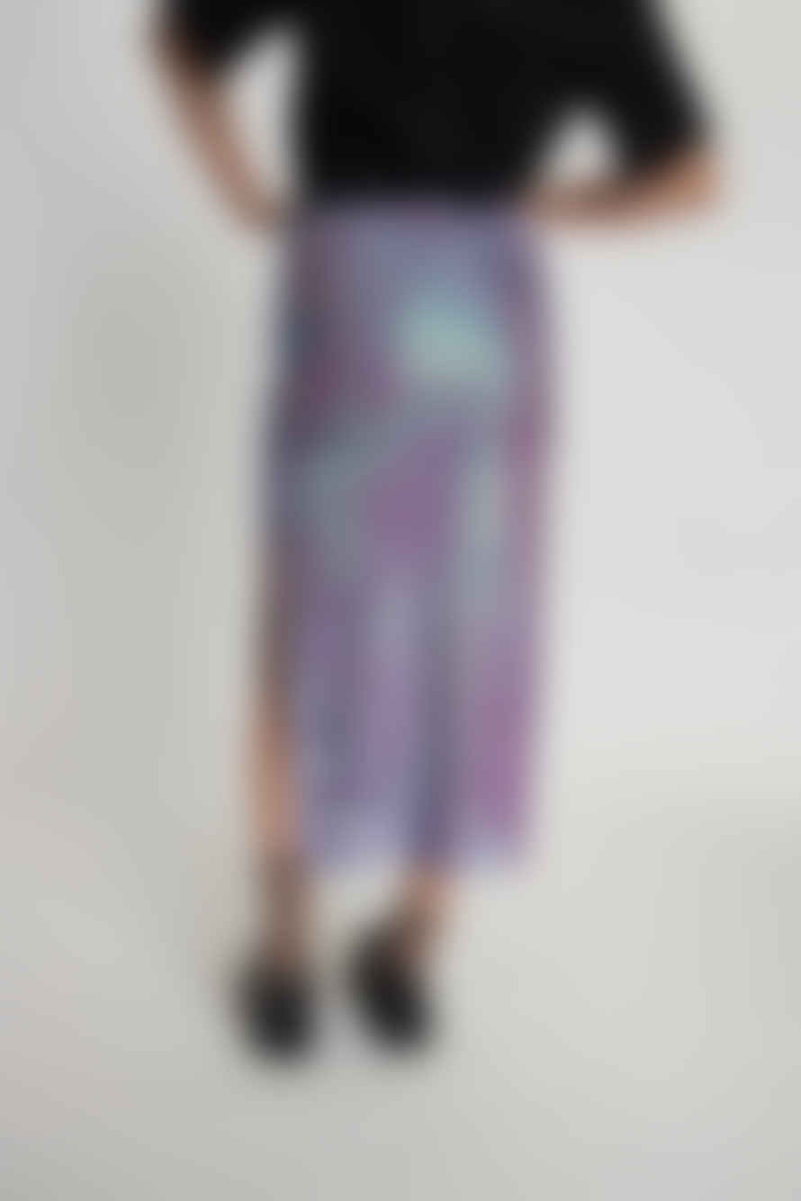 Stella Nova Iridescent Purple Sequin Skirt