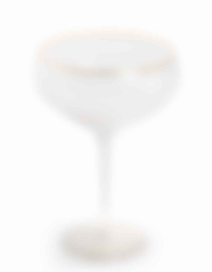 Mcgowan Gold Rimmed Champagne Coupe