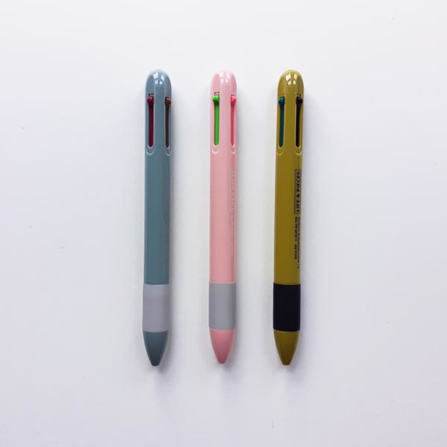 livework Life & Pieces 4 Colour Gel Pen