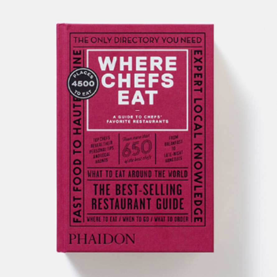 Phaidon Where Chefs Eat Book