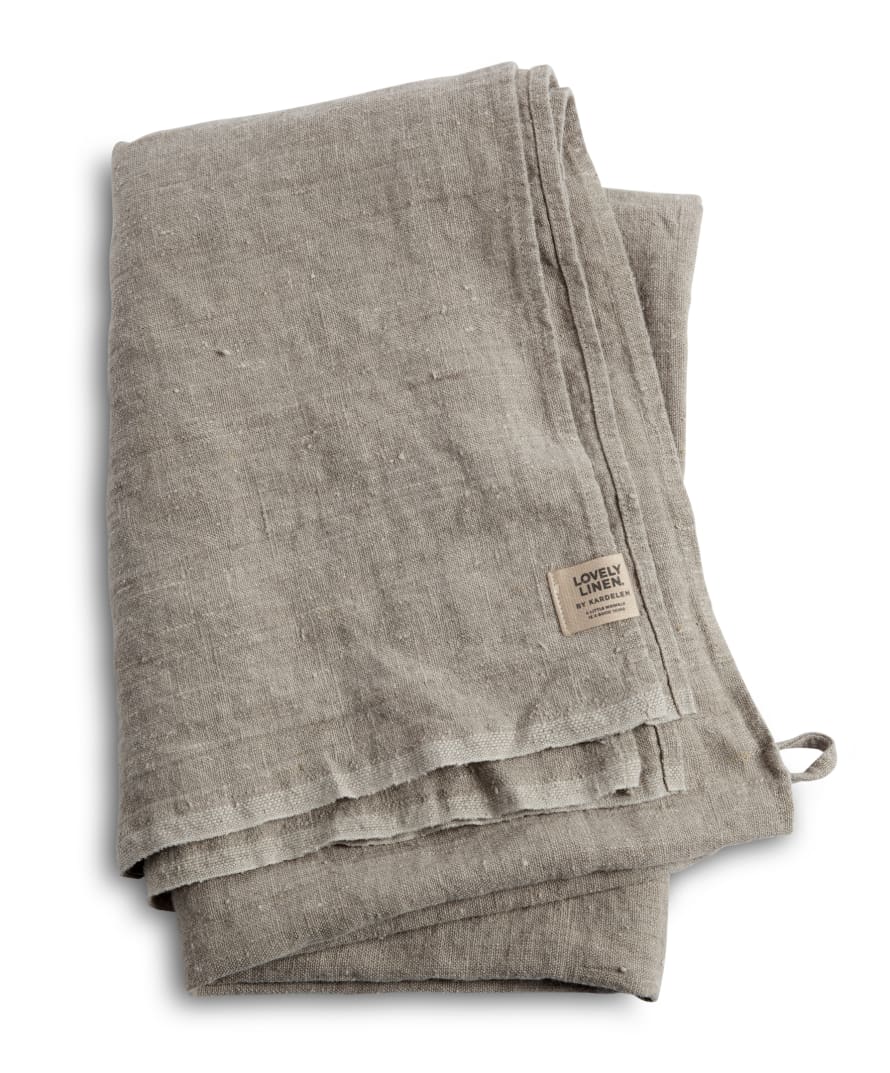 Lovely Linen 100% European Linen Hamman Towel in Natural 