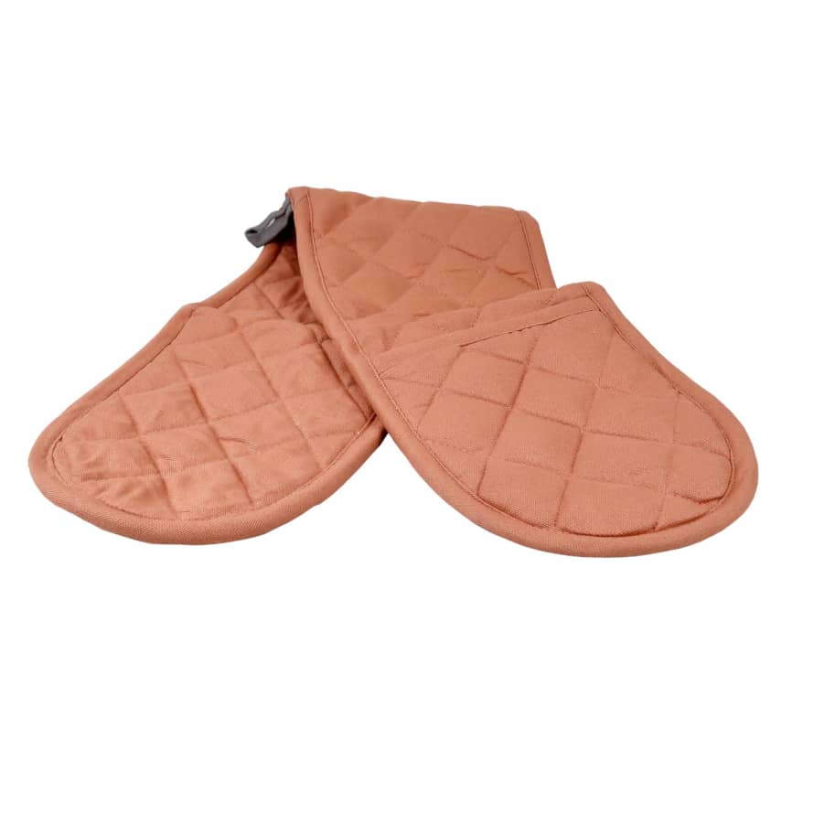 British Colour Standard Double Oven Glove - Old Rose