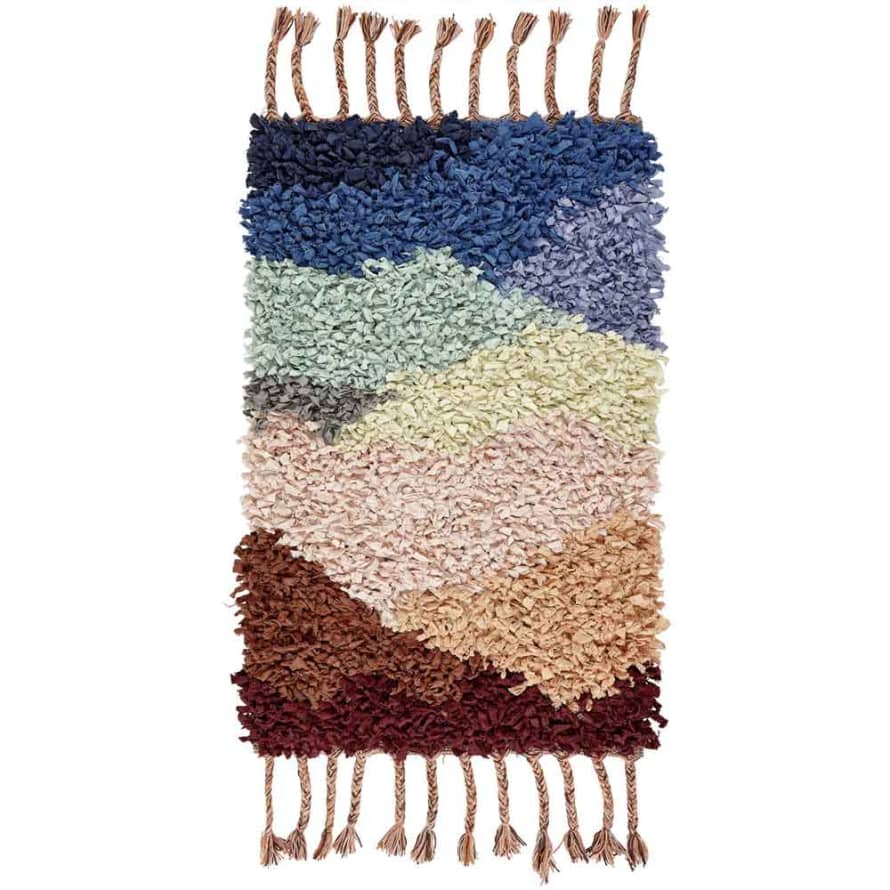 Liv Interior Colorful Recycled Cotton Carpet Hills 130x180 cm