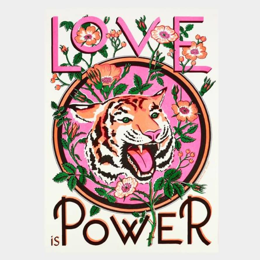 Jacqueline Colley Love Is Power Print