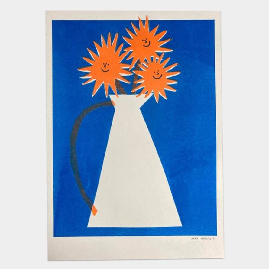 Max Machen Sunflowers Print