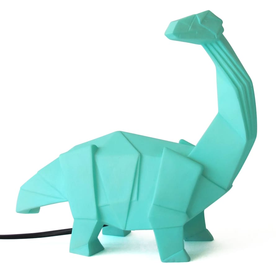 Disaster Designs Green Origami Diplodocus Dinosaur Table Lamp