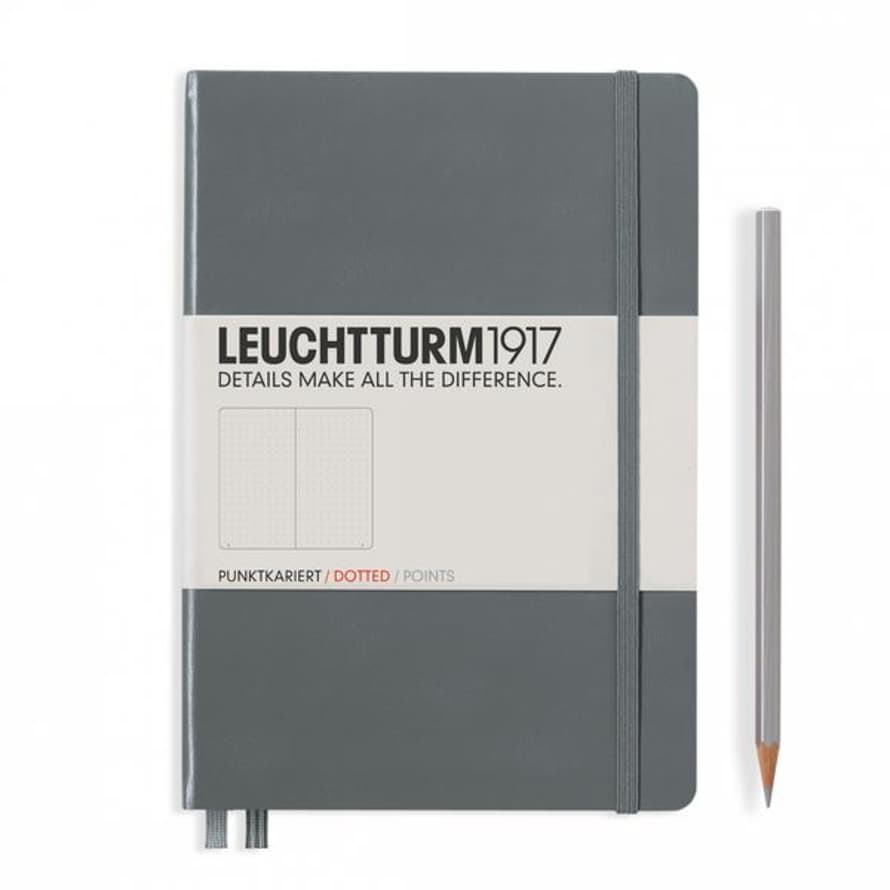 Leuchtturm1917 Medium A5 Hardcover Notebook Anthracite