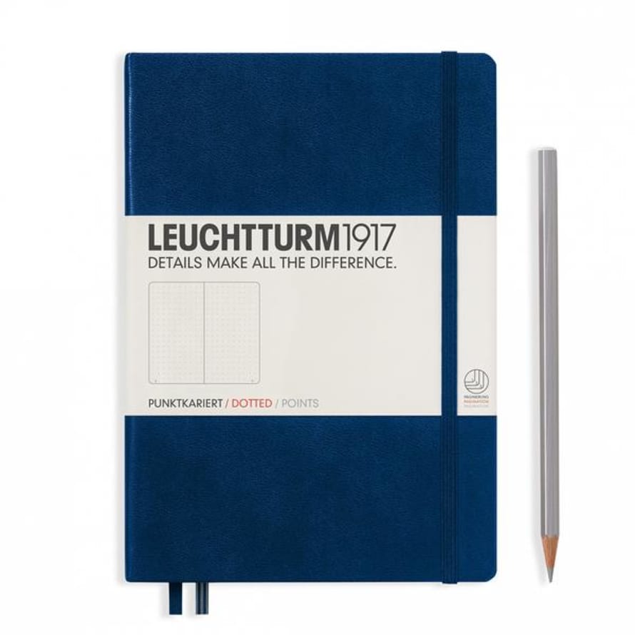 Leuchtturm1917 Medium A5 Hardcover Notebook Navy
