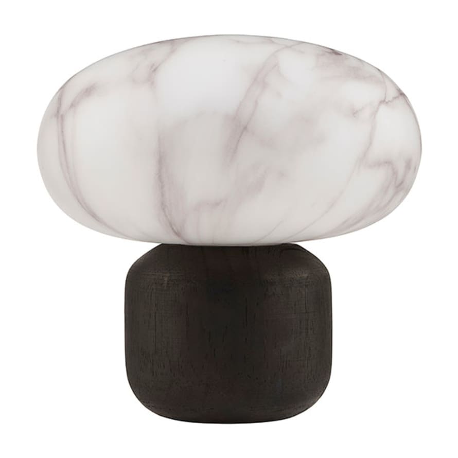 Mink Interiors Collette Table Lantern - White Marble