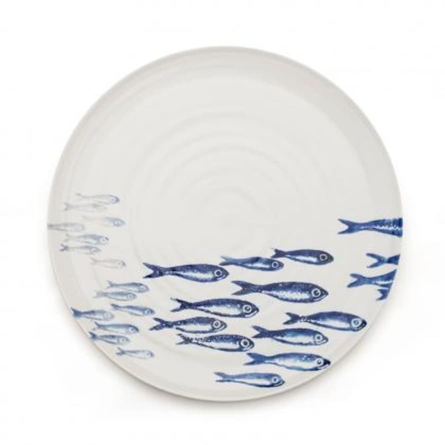 Bliss Home Large Earthenware Sardine Platter