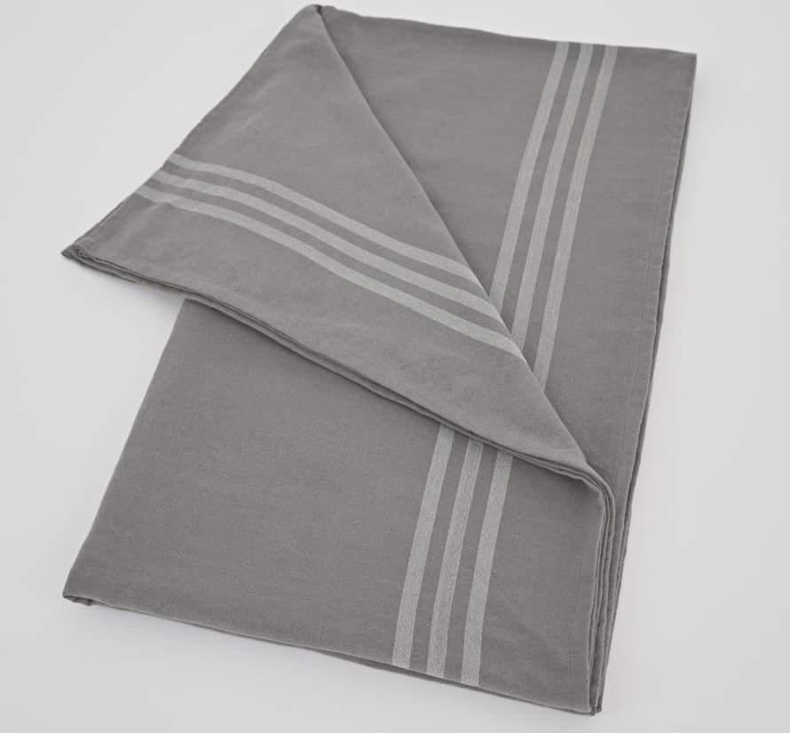 Weaver Green Maxime Tablecloth Grey/Linen 250x160cm