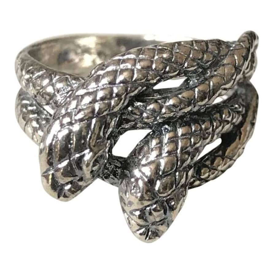 Window Dressing The Soul Silver Double Snake Ring