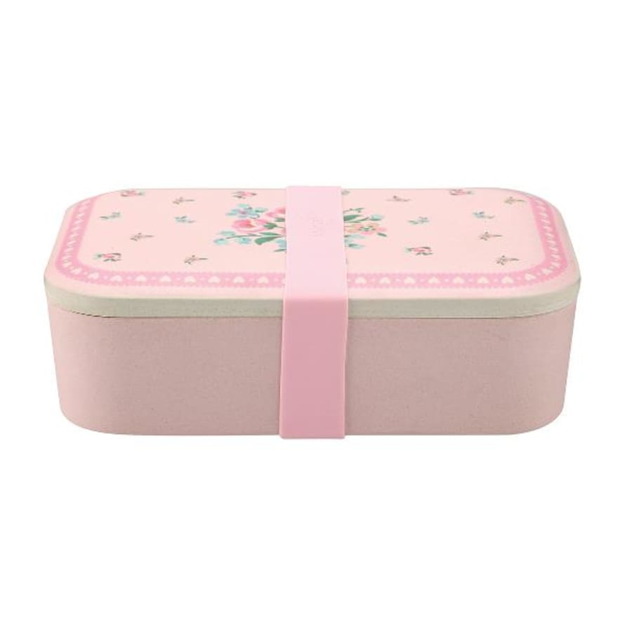 Green Gate Pale Pink Bamboo Nicoline Lunch Box