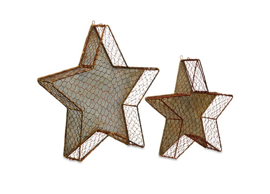 Nkuku Large Metal and Wire Chatari Star