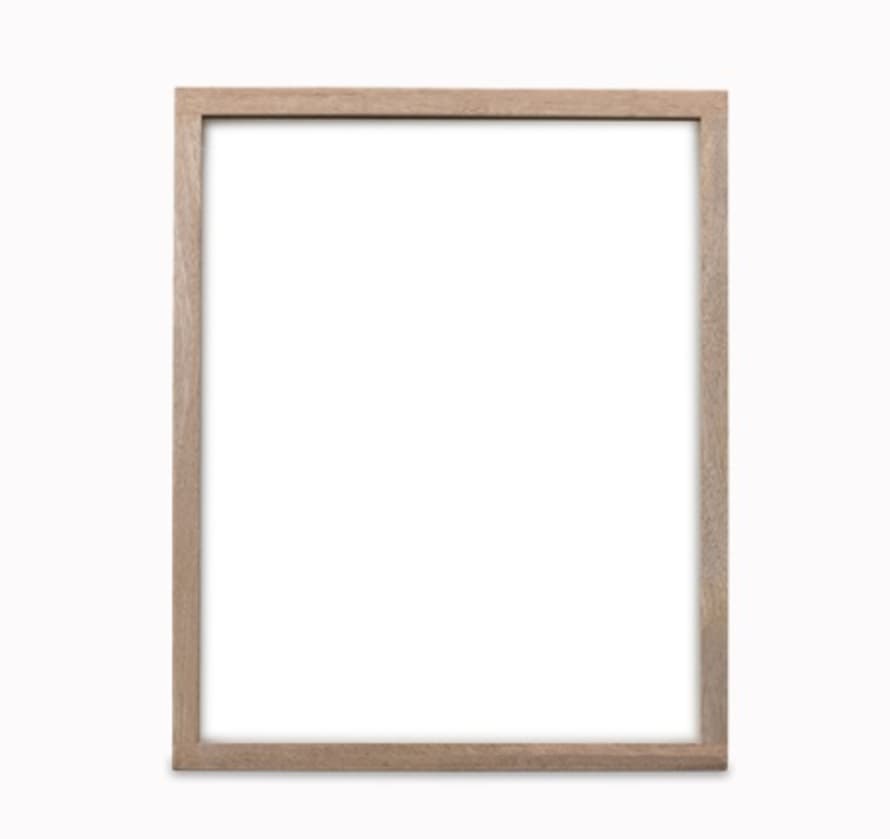 Trouva: 20.32x25.4 cm Light Wood and Glass Indu Frame