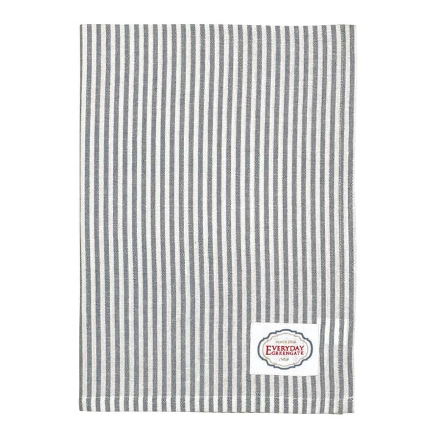 Green Gate Grey Stripe Alice Tea Towel