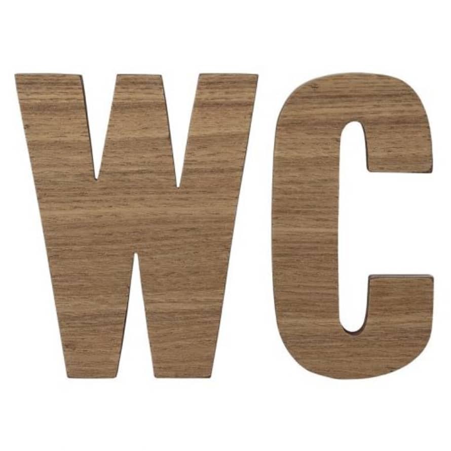 Bloomingville Wooden WC Letters