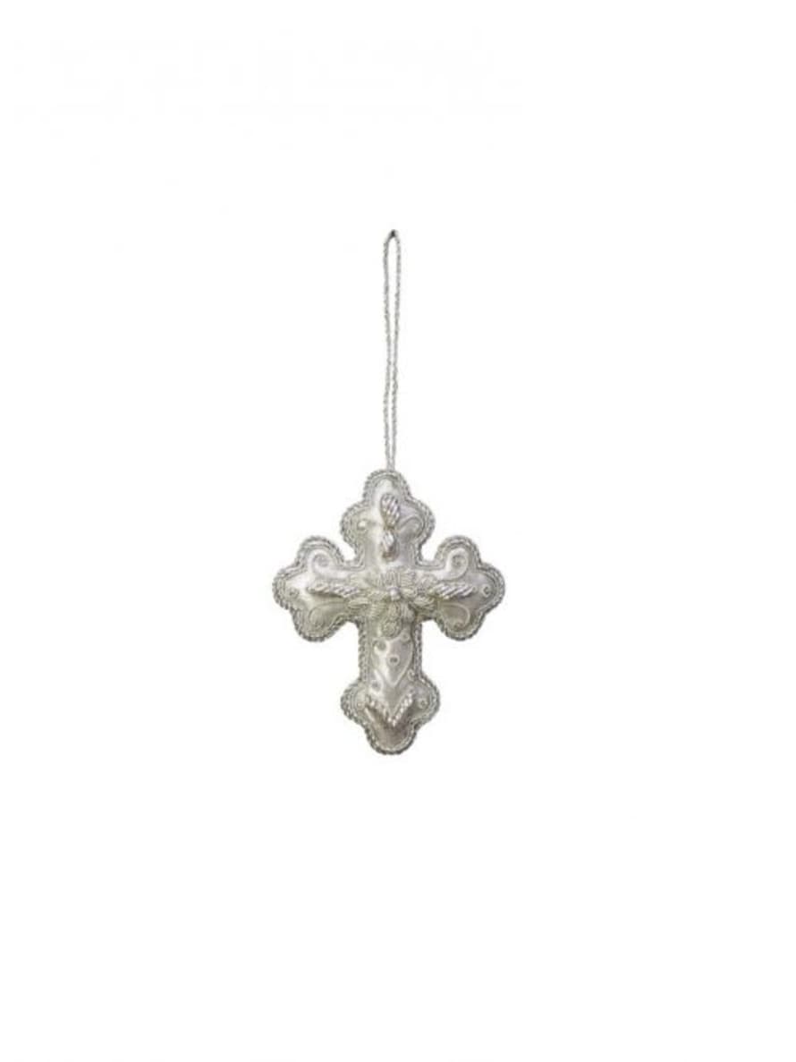 Chehoma Set 2 Silver Embroidered Crosses