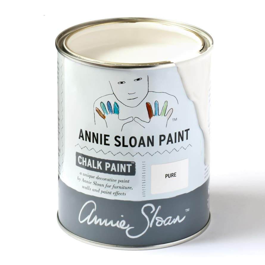 Annie Sloan Pure White Chalk Paint - 1 Litre Tin 