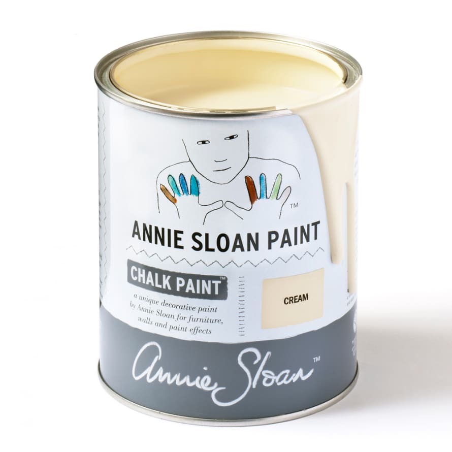 Annie Sloan Cream Chalk Paint - 1 Litre Tin