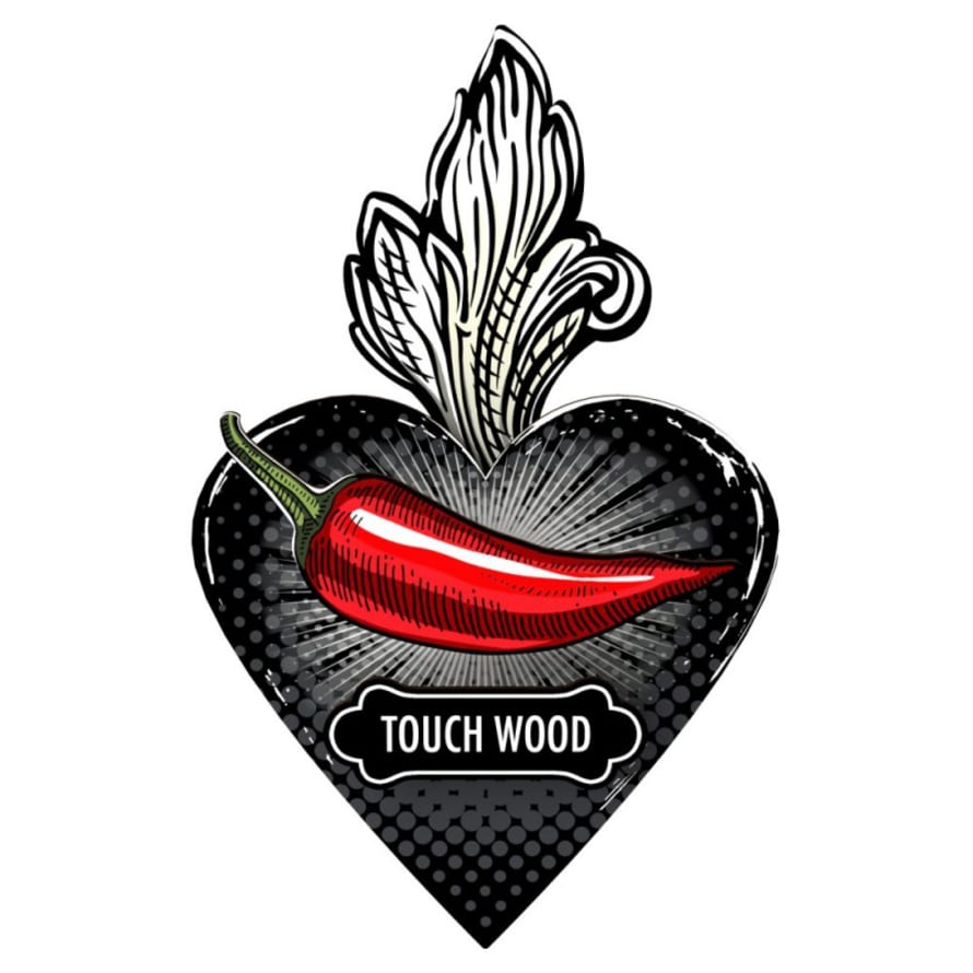 Miho Unexpected Things Touch Wood Decorative Heart