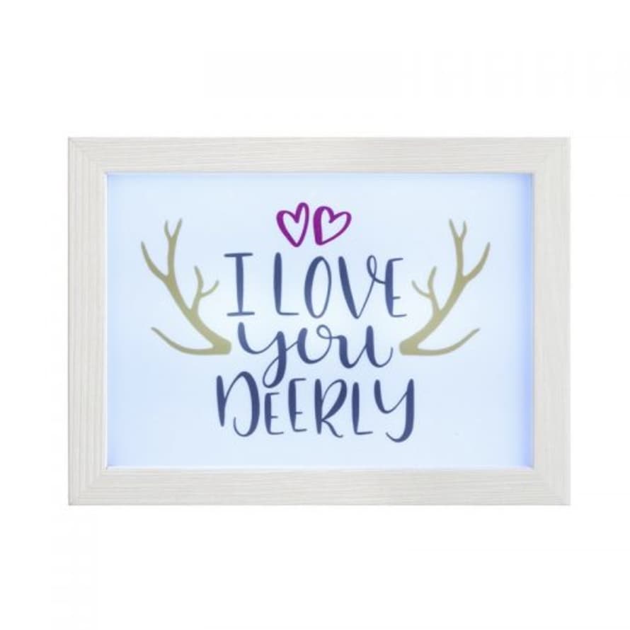 I Love You Deerly LED Painting