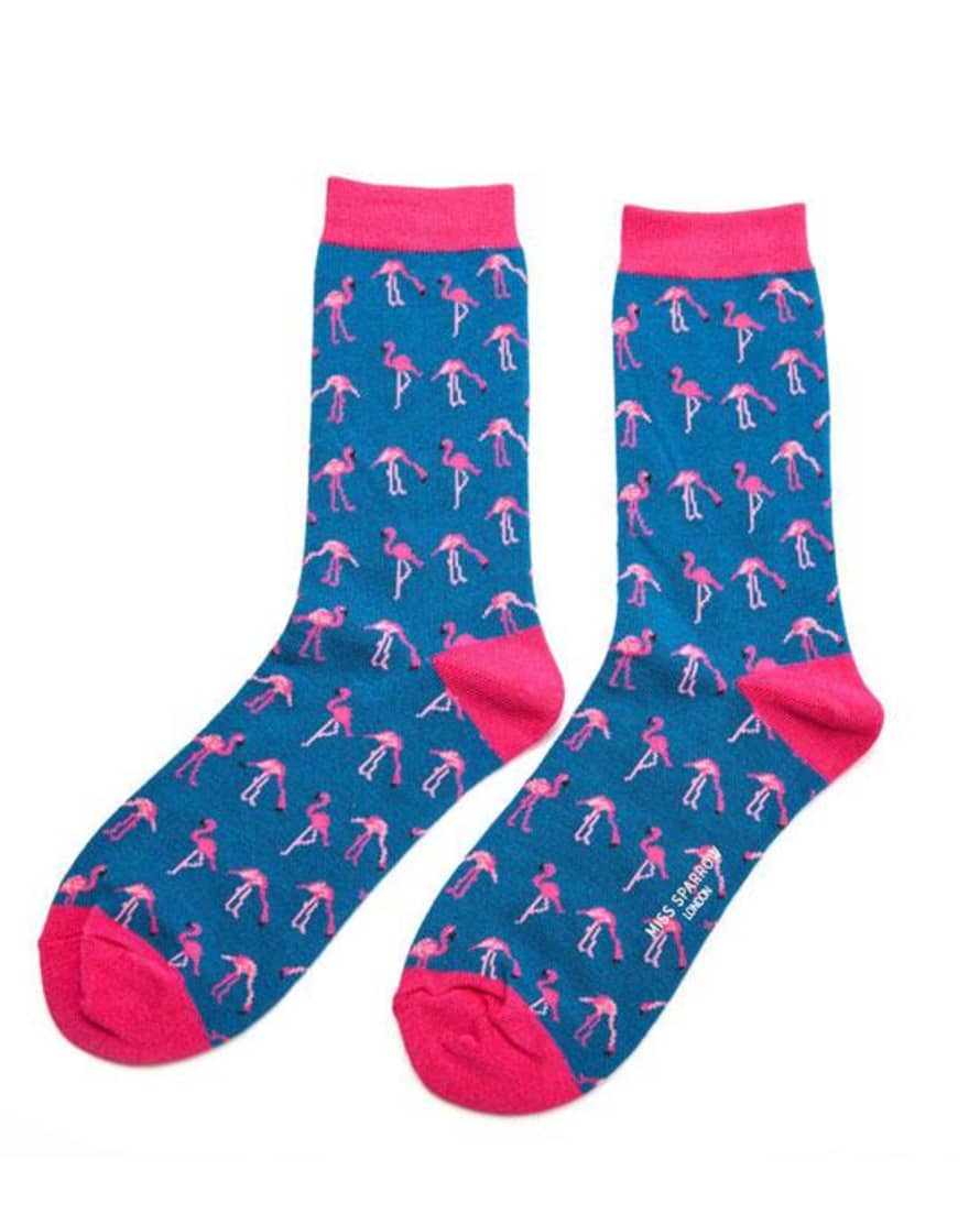 Miss Sparrow Hot Pink Sausage Dogs Socks