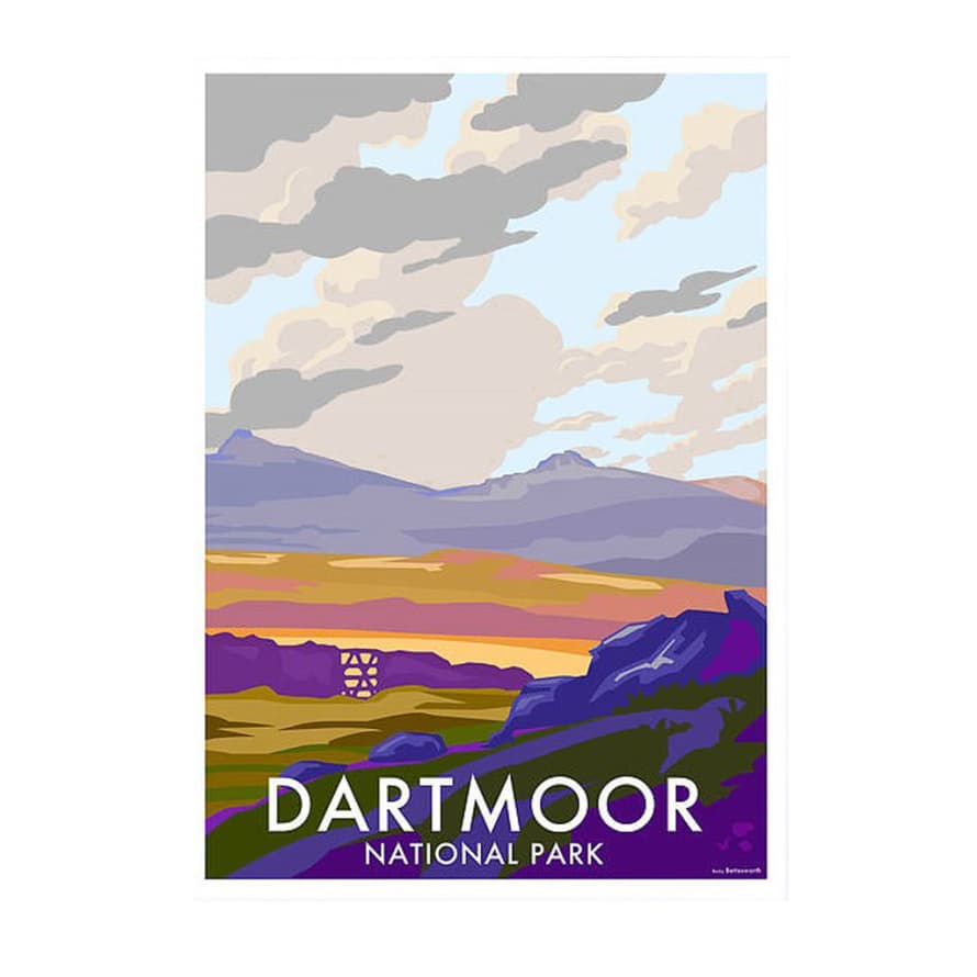 Becky Bettesworth Dartmoor National Park A4 Print