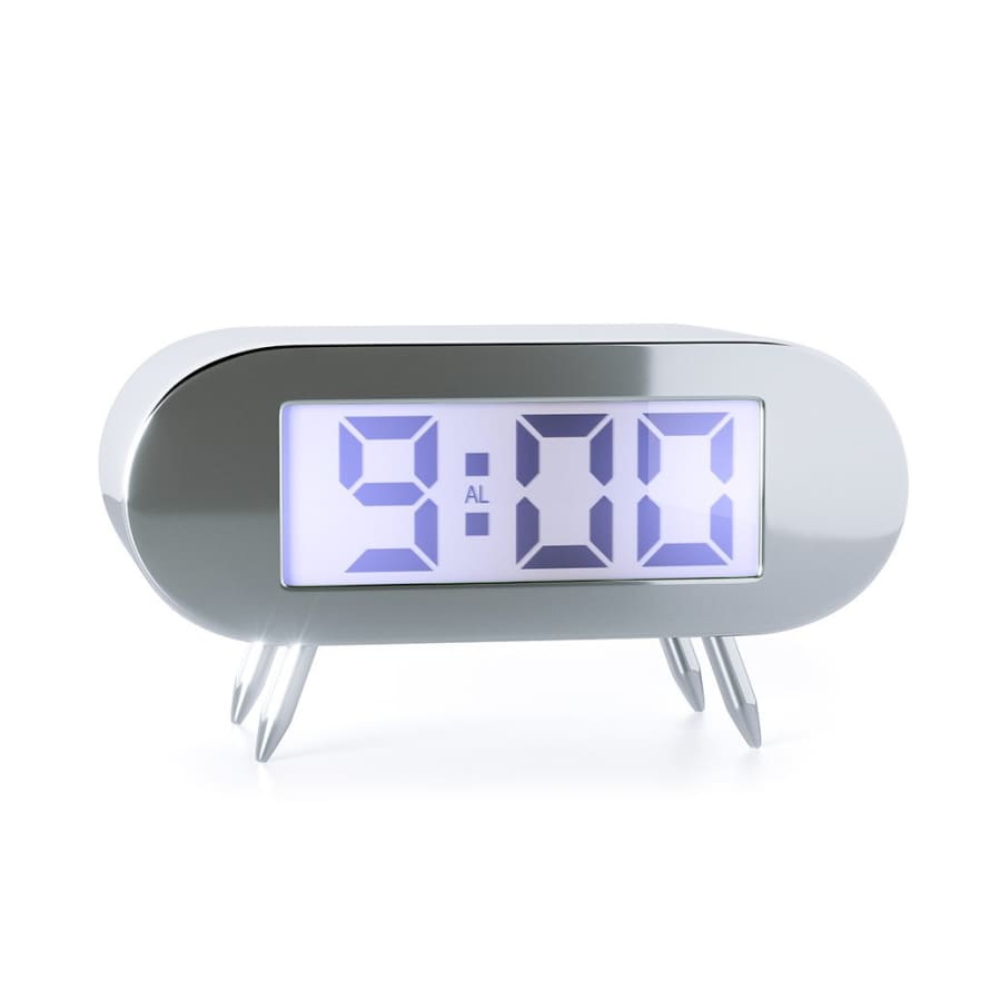 Balvi Chrome Bip Bip Alarm Clock