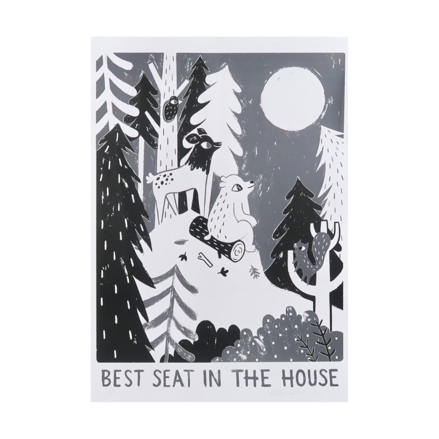 BETHAN WOOLLVIN Best Seat in the House Screen Print