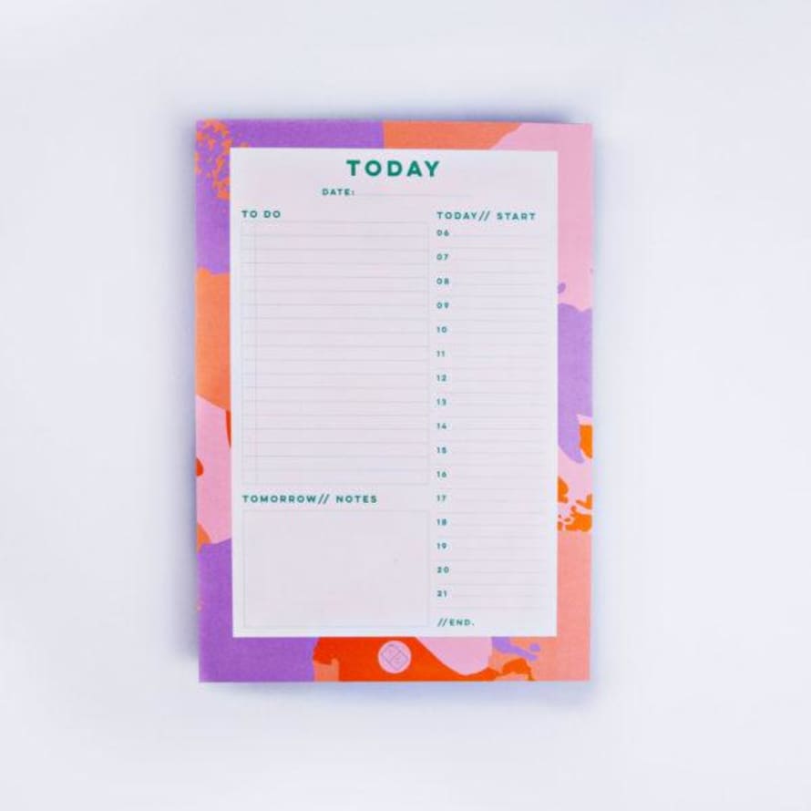 The Completist Palette Knife Daily Planner Pad